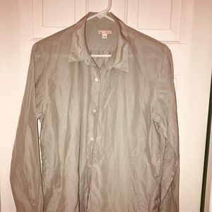 Women’s mint green Gap made with silk blouse